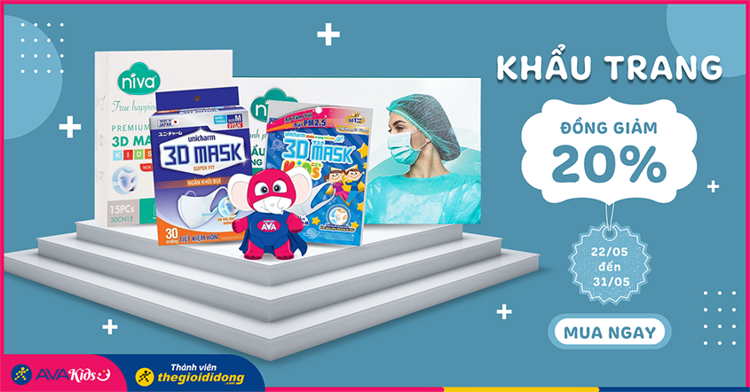 Khẩu trang đồng giảm 20%