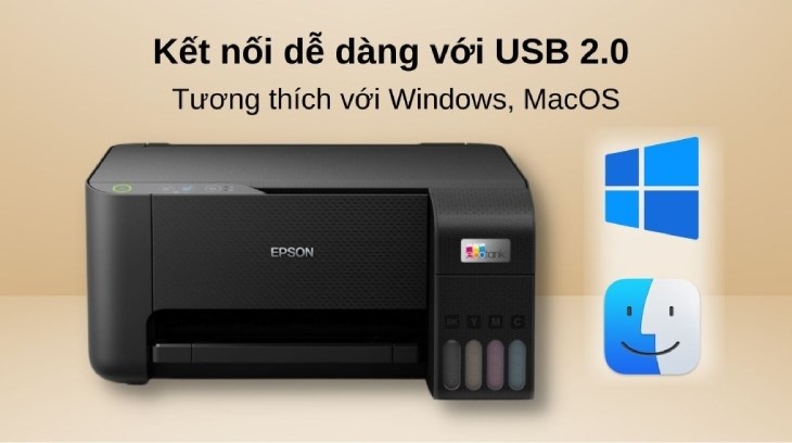 Các dòng máy in Epson tương thích với nhiều hệ điều hành khác nhau