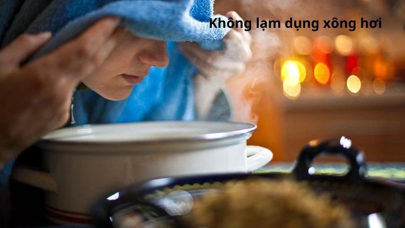 Không lạm dụng xông hơi để tránh tình trạng rối loạn điện giải