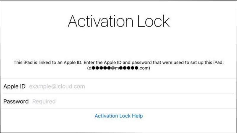 Sử dụng phần mềm Activation Lock