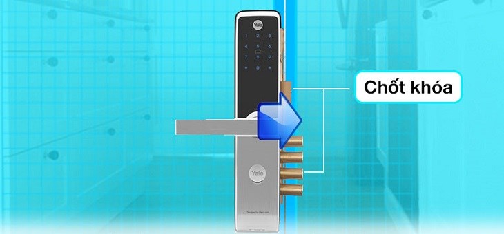 Khóa điện tử Yale YDM3115 được thiết kế nhỏ gọn, tinh tế phù hợp với nhiều loại cửa khác nhau