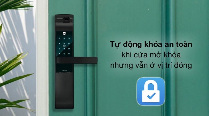 Khóa điện tử Yale YDM7116MB được trang bị tính năng tự động khóa đảm bảo an toàn cho người dùng
