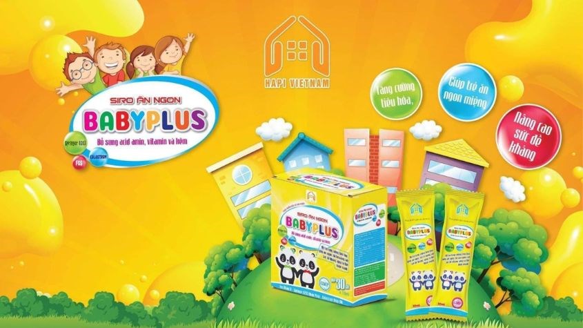 Siro Baby Plus là sản phẩm thuộc công ty Hapi Việt Nam
