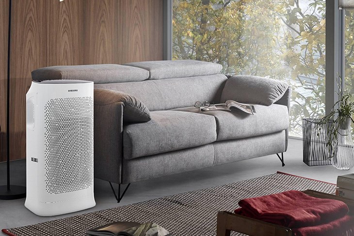Với kiểu dáng tinh tế và hiện đại, máy lọc không khí Samsung AX60R5080WD/SV làm tăng thêm vẻ đẹp cho không gian