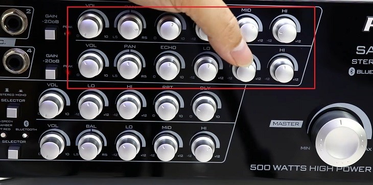 Cách chỉnh âm thanh micro trên amply Paramax hát karaoke cực hay