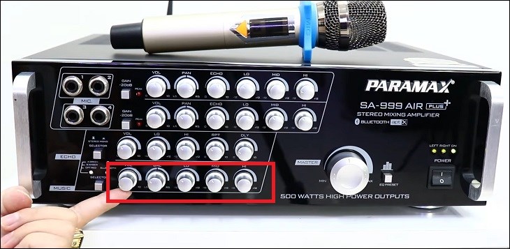 Cách chỉnh nhạc nền trên amply Paramax hát karaoke cực hay