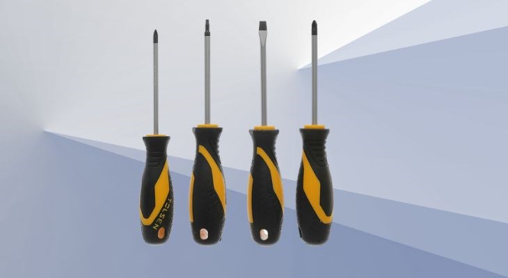 Bộ tua vít SL6.5 - S2 Tolsen 20180 (4 cây) phù hợp với hầu hết những ai làm việc về sửa chữa, cơ khí,...