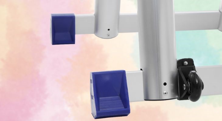 Thang nhôm rút đôi 8 x 2 bậc Advindeq ADT708B sở hữu phần chân đế được bao bọc bởi cao su dẻo dai, chịu lực tốt Thang nhôm rút đôi 8 x 2 bậc Advindeq ADT708B sở hữu phần chân đế được bao bọc bởi cao su dẻo dai, chịu lực tốt
