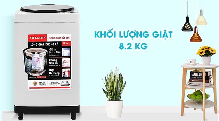 Bạn nghe tiếng kêu bíp bíp trên máy giặt Sharp 8.2 kg ES-W82GV-H thì máy giặt đang gặp lỗi