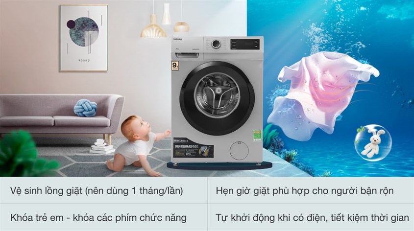 Hướng dẫn sử dụng máy giặt Toshiba đúng cách