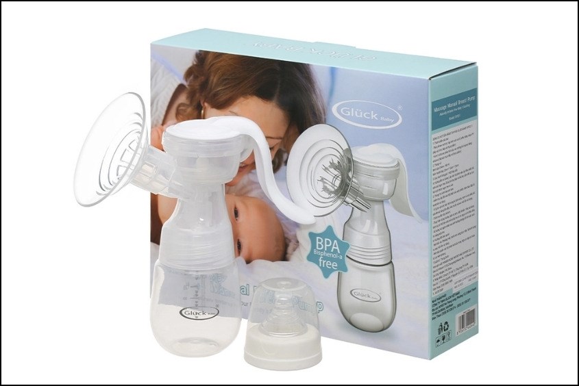 Máy hút sữa bằng tay Gluck Baby GP22-1 giúp quá trình kích sữa dễ dàng hơn