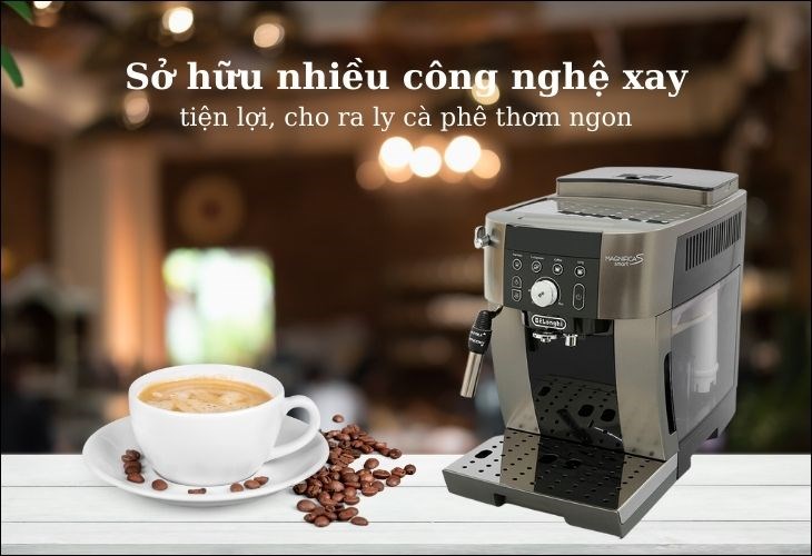 Máy sở hữu nhiều công nghệ xay cho ra những ly cà phê thơm ngon, chất lượng