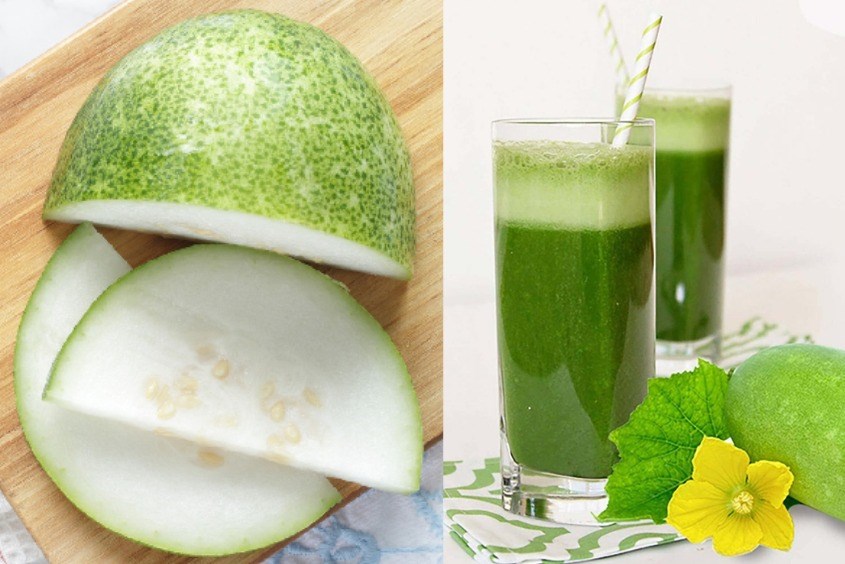 Bí đao có tính mát giúp trị tiểu buốt khi mang thai hiệu quả