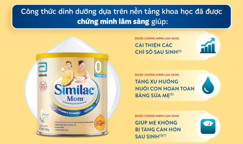 Sữa bầu Similac Mom 400g