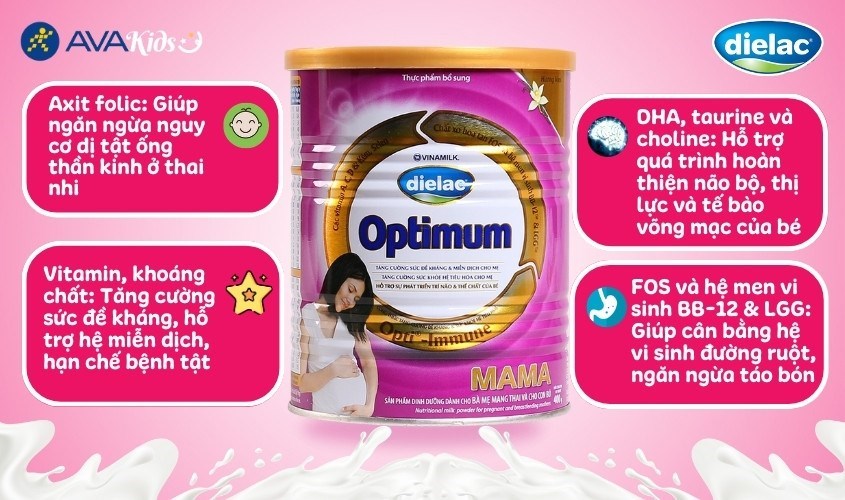  Sữa bầu Optimum Mama Gold
