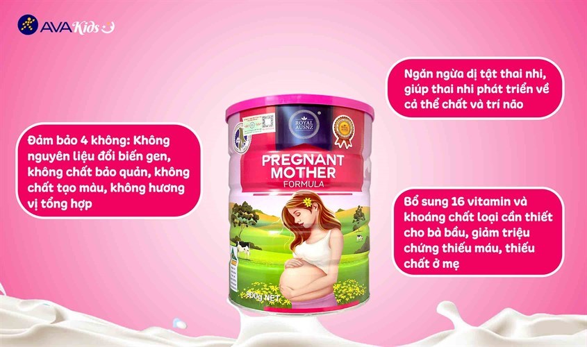 Sữa bầu Australia Royal Ausnz Pregnant Mother Formula