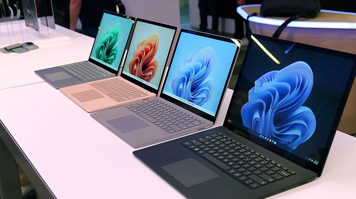 Laptop Windows có nhiều mẫu mã và thương hiệu khác nhau