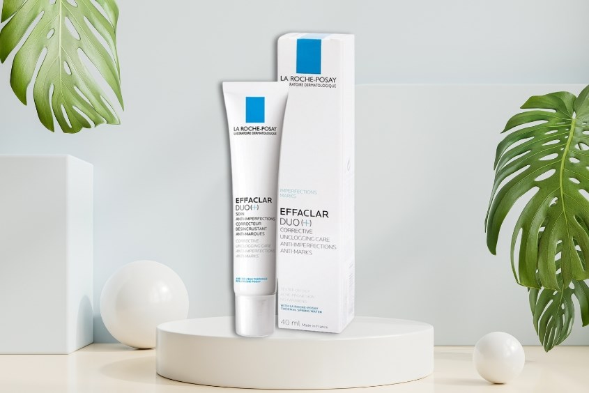 La Roche-Posay Effaclar Duo+ 40ml lành tính, hỗ trợ trị mụn cho bà bầu hiệu quả