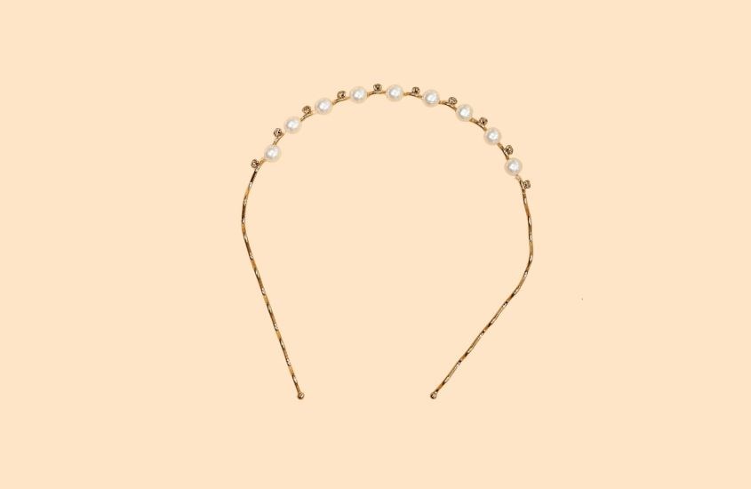 Băng đô Sắc Tím ST 39 ngọc trai trắng