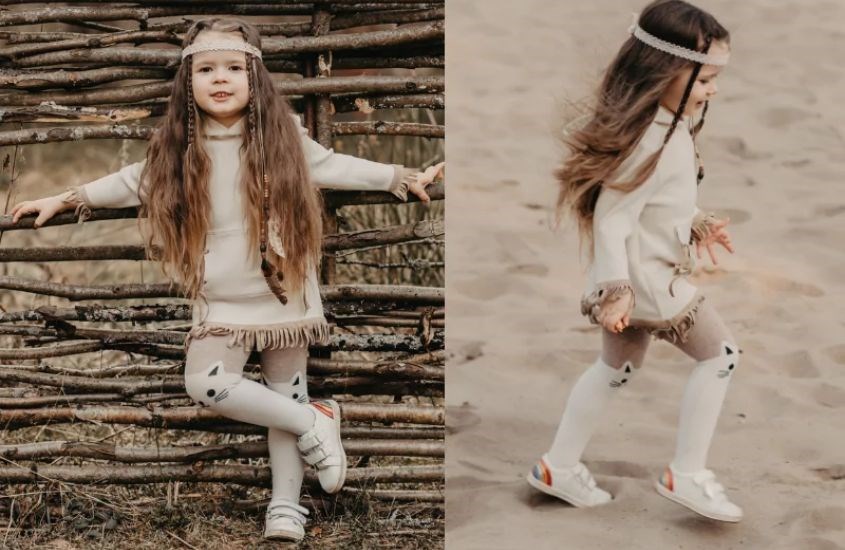 Đeo băng đô theo phong cách bohemian