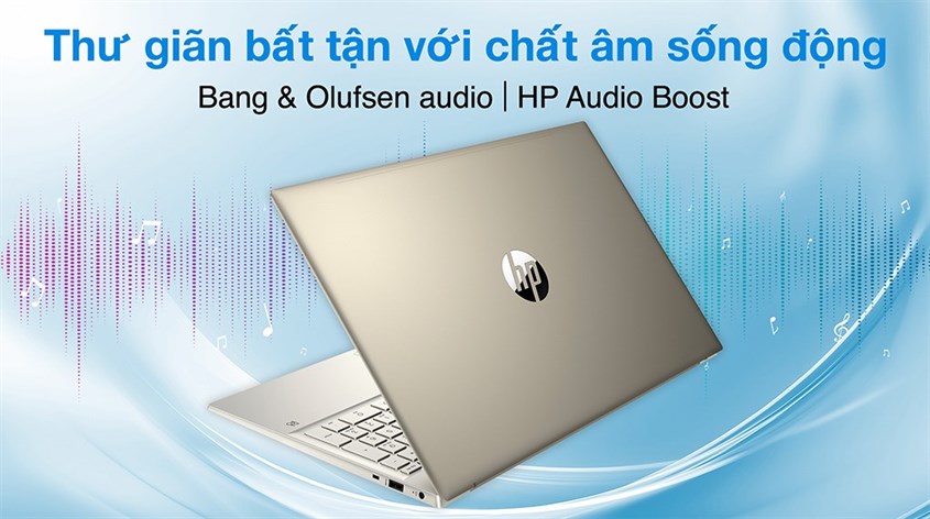 Laptop HP Pavilion 15 eg2062TU được hãng tích hợp nhiều công nghệ âm thanh tiên tiến