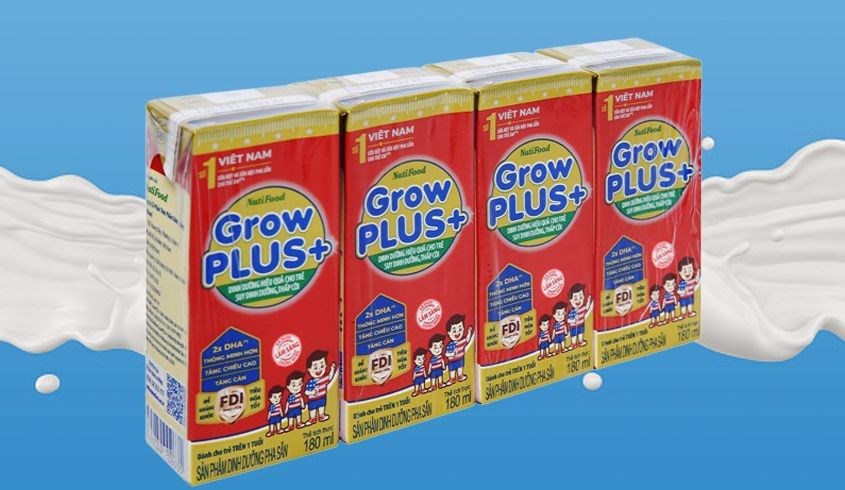 Các sản phẩm sữa pha sẵn cho bé Nutifood được ưa chuộng nhất