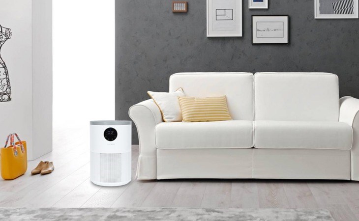 Máy lọc không khí Cuckoo CAC-AF1110FW/WHCKV 30W có thể lọc được bụi mịn PM 2.5, mang lại không khí trong lành cho gia đình