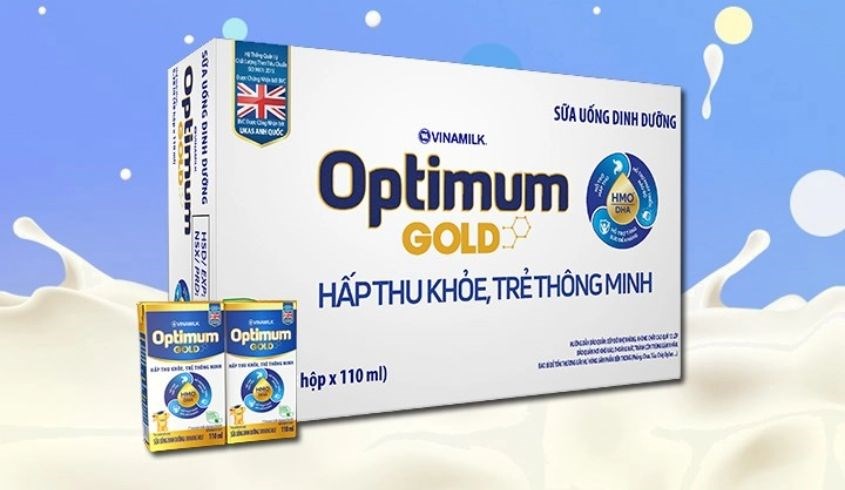 Thùng 48 hộp sữa pha sẵn Optimum Gold 110 ml