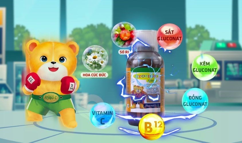 Sử dụng các thực phẩm chức năng bổ sung vi chất sắt, kẽm dành cho trẻ theo sự tư vấn của bác sĩ