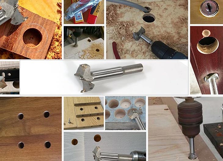 Mũi khoan gỗ 2 tầng sử dụng để khoan bắt vít, bắt ren và khoan trên các bề mặt vật liệu Mũi khoan gỗ 2 tầng sử dụng để khoan bắt vít, bắt ren và khoan trên các bề mặt vật liệu