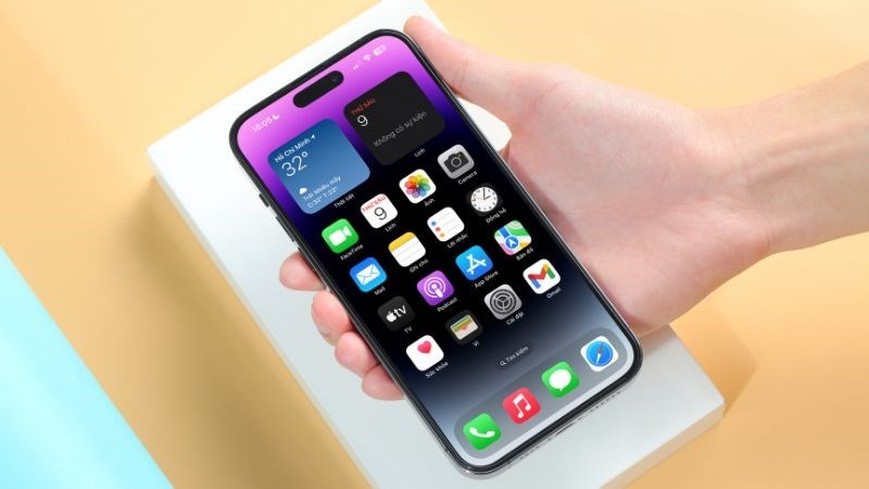 iPhone 14 Pro Max cũng sở hữu công nghệ màn hình đứng đầu trong phân khúc thị trường