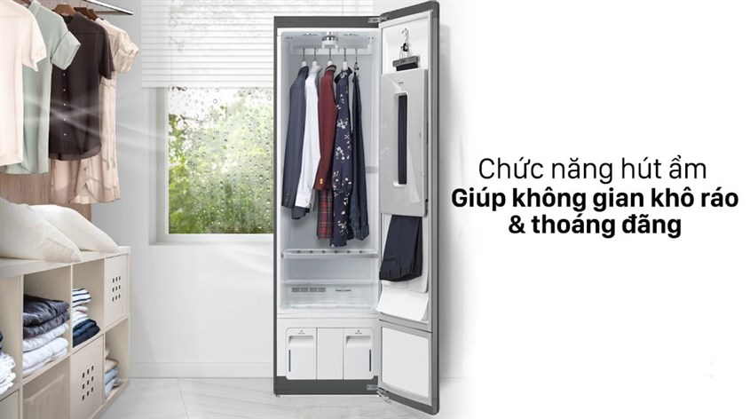 Giúp không gian khô ráo, thoáng đãng với chức năng hút ẩm Giúp không gian khô ráo, thoáng đãng với chức năng hút ẩm