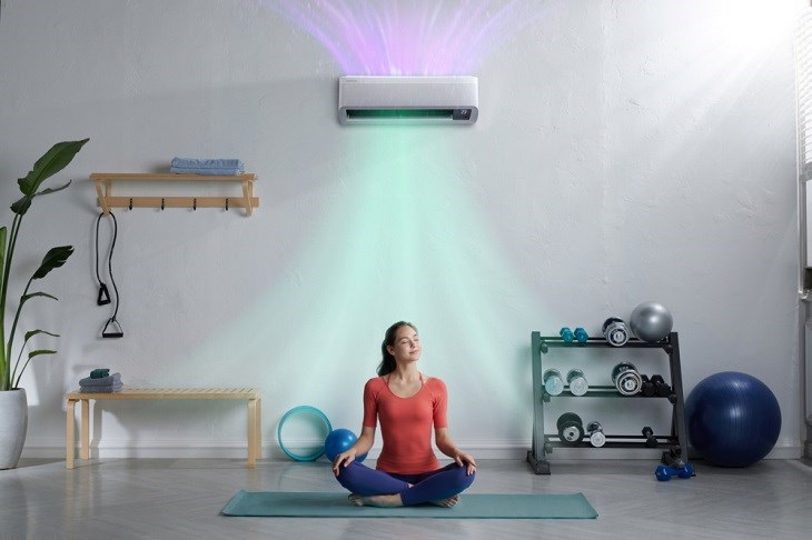 Luồng gió dễ chịu, nhẹ nhàng tỏa ra nhiều hướng từ điều hòa Samsung Inverter 1 HP AR10CYFAAWKNSV Luồng gió dễ chịu, nhẹ nhàng tỏa ra nhiều hướng từ điều hòa Samsung Inverter 1 HP AR10CYFAAWKNSV