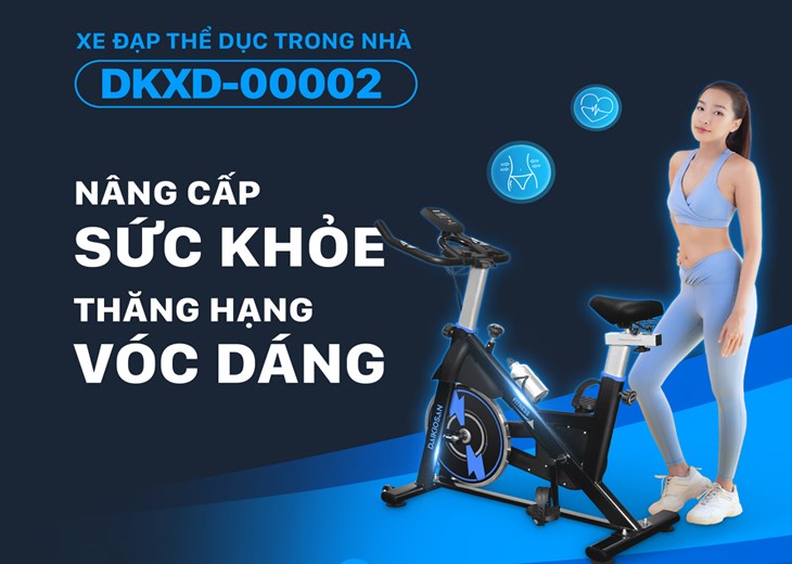 Xe Đạp Tập Thể Dục Daikiosan DKXD-00002 đang được kinh doanh với giá 6.120.000 đồng (cập nhật 05/2023 và có thể thay đổi theo thời gian)