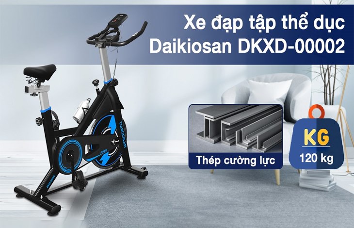 Xe Đạp Tập Thể Dục Daikiosan DKXD-00002 có thiết kế phù hợp với nhiều đối tượng sử dụng