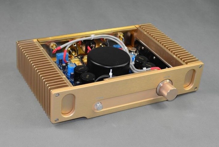 Amply bán dẫn mạch Class A Hood 1969 HiFi Stereo 18W+18W Amply bán dẫn mạch Class A Hood 1969 HiFi Stereo 18W+18W