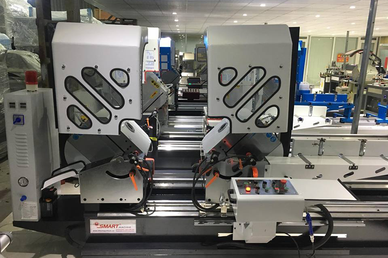 Máy cắt nhôm 2 đầu