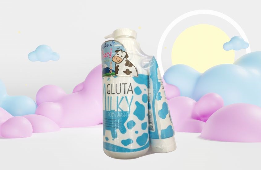 Sữa tắm Gluta Milky.