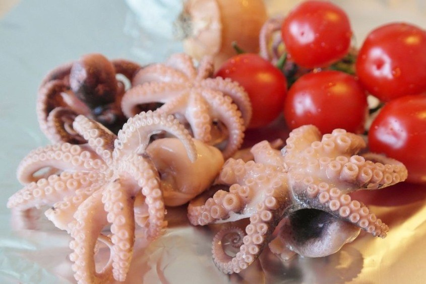 Mực là một thực phẩm tốt cho tim mạch của mẹ sau sinh