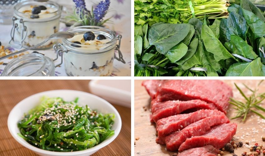 Khi thai nhi 11 tuần tuổi, mẹ nên ăn sữa chua, rau xanh, thịt bò, rong biển,... Khi thai nhi 11 tuần tuổi, mẹ nên ăn sữa chua, rau xanh, thịt bò, rong biển,...