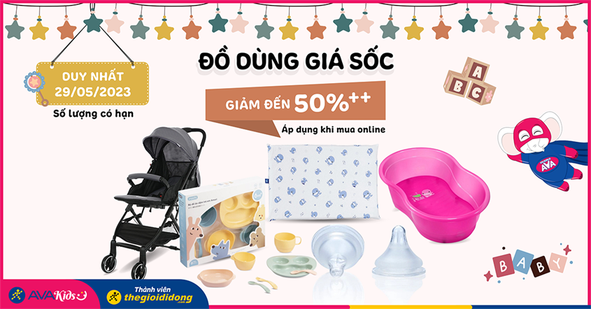 Đồ dùng giá sốc giảm đến 50%++ khi mua online