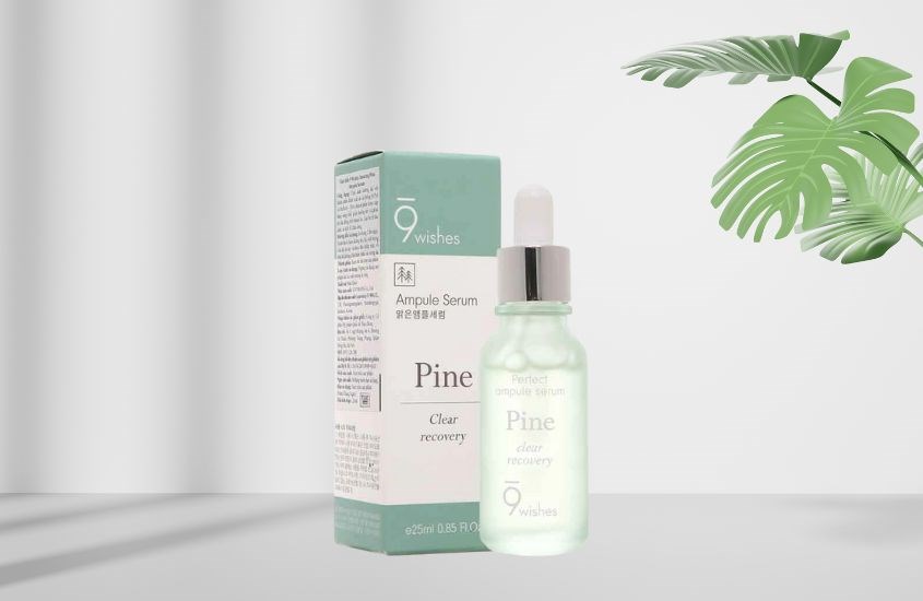 Tinh chất thanh lọc và phục hồi da 9 Wishes Amazing Pine Ampule 25 ml