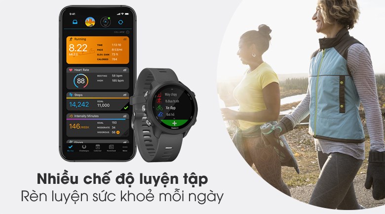 Garmin 245 hỗ trợ đắc lực cho những người yêu thích chạy bộ với tính năng Running Feature Garmin 245 hỗ trợ đắc lực cho những người yêu thích chạy bộ với tính năng Running Feature