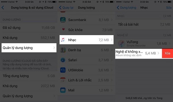 Bạn hãy xóa nhạc trên iPhone nếu chúng thực sự không cần thiết