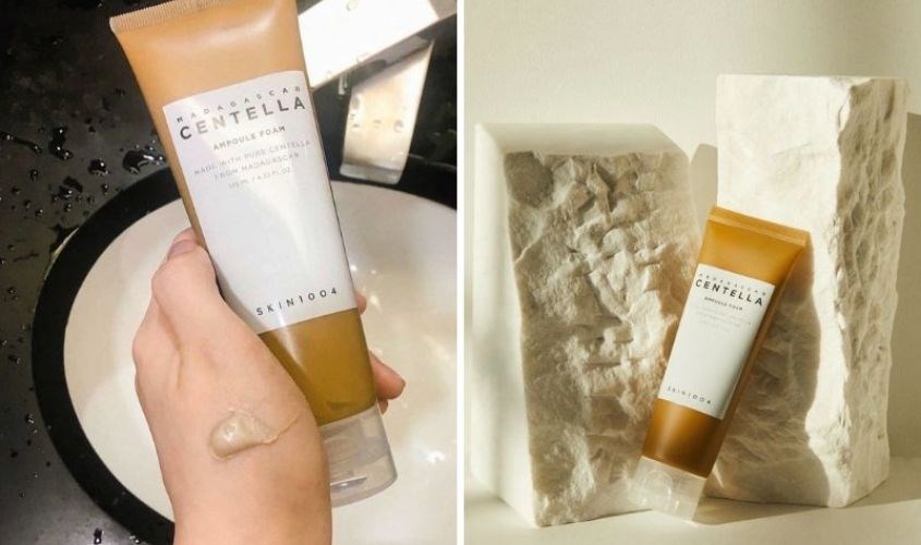 Sữa rửa mặt chiết xuất Rau Má Skin1004 Madagascar Centella Ampoule Foam 125 ml