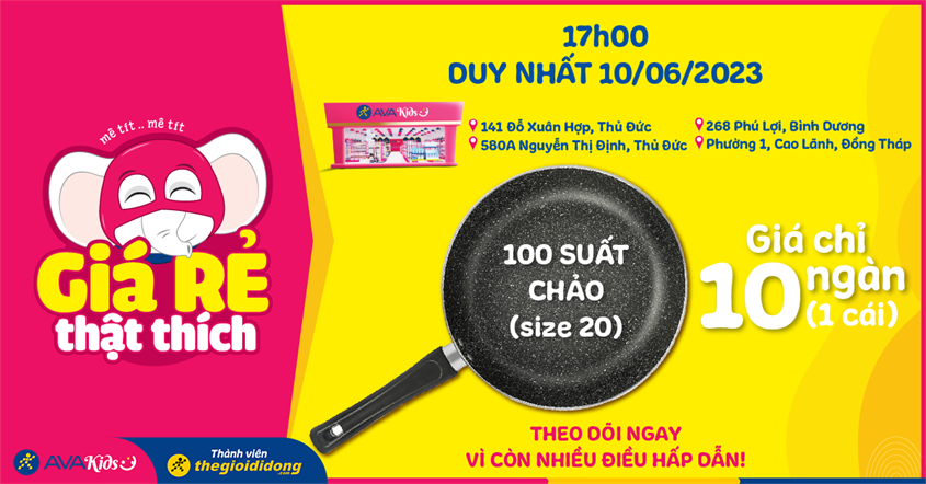 GIÁ RẺ THẬT THÍCH: Ngày hội mua sắm giá rẻ có 