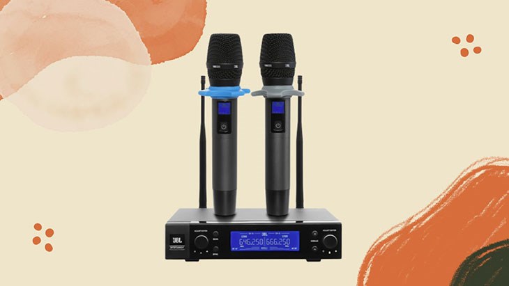 Cảm biến gia tốc trên micro không dây JBL VM200 giúp ổn định âm thanh, giảm thiểu tiếng ồn và cho chất lượng âm tốt