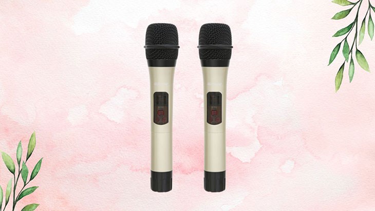 Cặp micro không dây Zenbos MZ-216 trang bị băng tần UHF cho tín hiệu ổn định, sử dụng trong phạm vi tới 50m