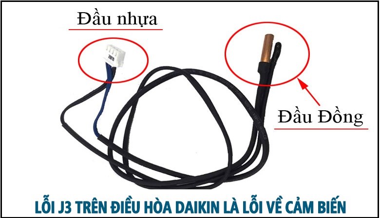 Lỗi J3 trên điều hòa Daikin là lỗi về cảm biến nhiệt độ, bộ phận này được trang bị cho các loại điều hòa đời mới, trong đó có các dòng điều hòa của hãng Daikin. 