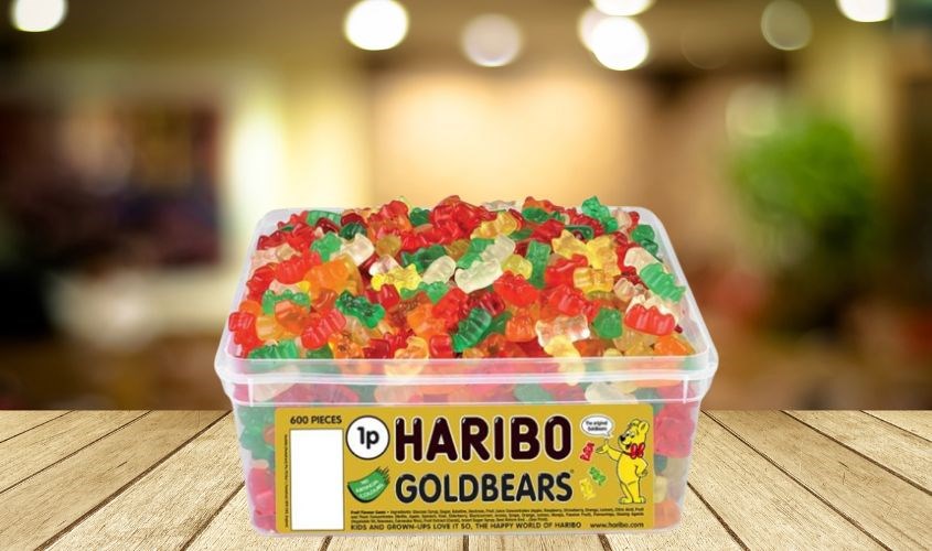 Kẹo dẻo Haribo được sản xuất từ các thành phần an toàn, nói không với chất tạo màu và chất bảo quản